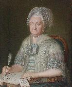 unknow artist Portrait of Anna Magdalene Hopfner painting
